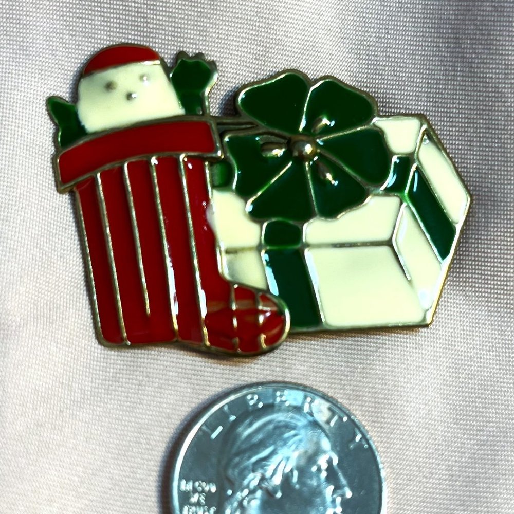 Antique Christmas Brooch